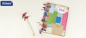 Caderno scrapbooking