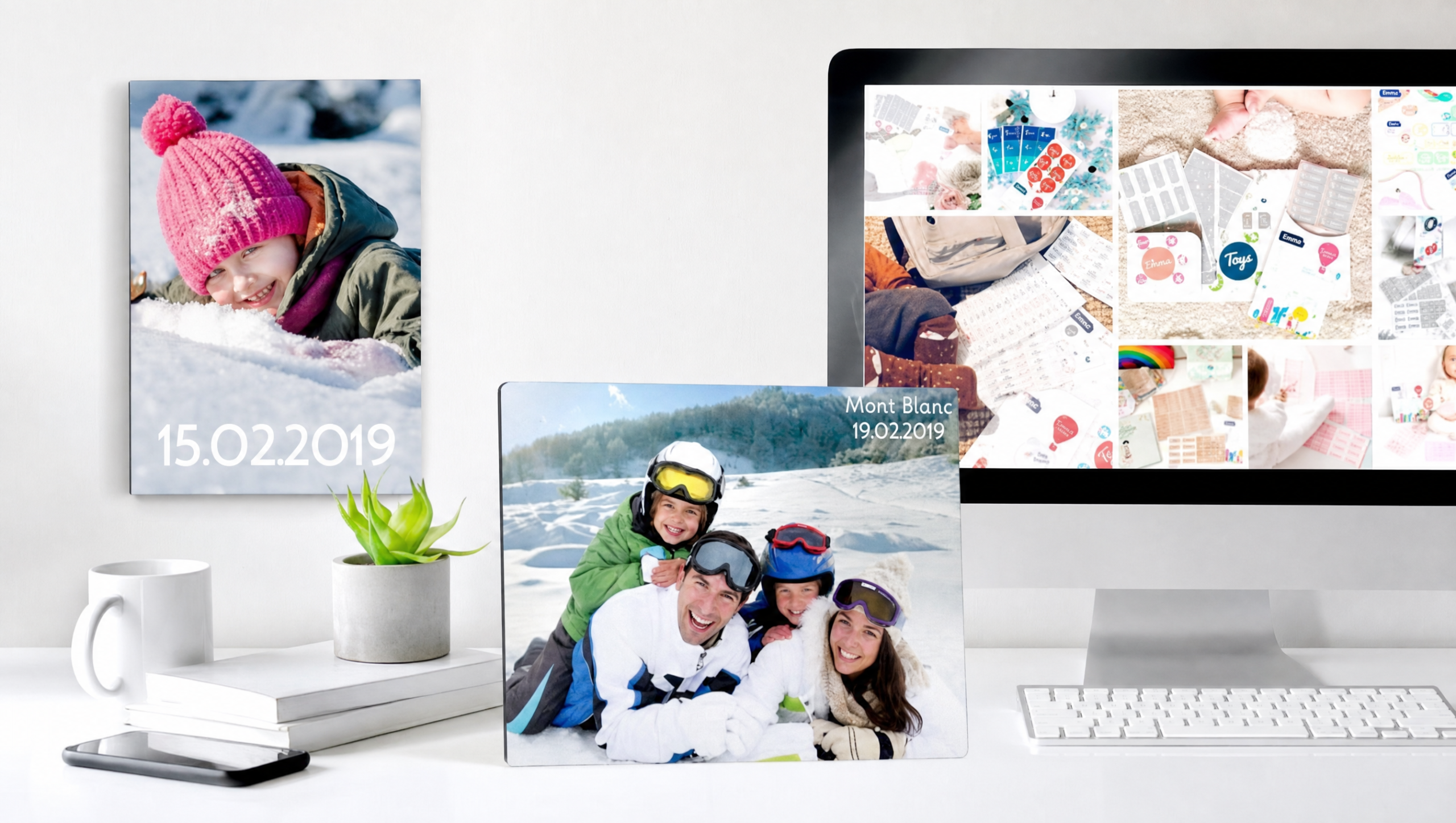 Transforma as tuas melhores fotos num presente personalizado